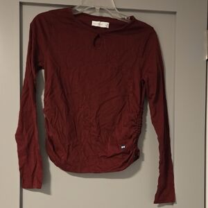 Abercrombie Kids Maroon Long Sleeve Top